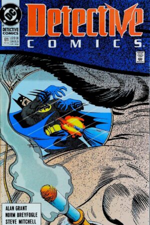 Couverture de DETECTIVE COMICS (1937) #611 - par Norm Breyfogle - lecubeacomics.com