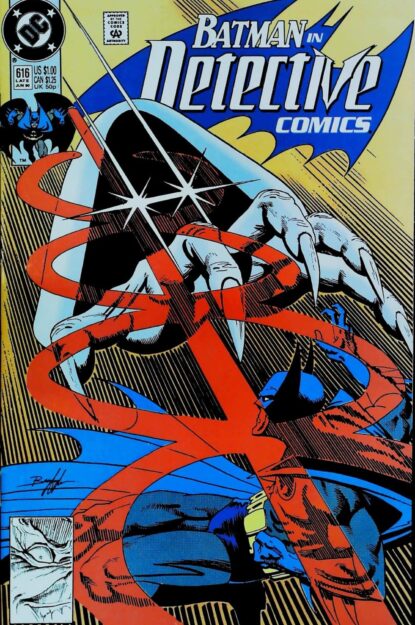 Couverture de DETECTIVE COMICS (1937) #616 - par Norm Breyfogle - lecubeacomics.com