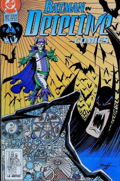 Couverture de DETECTIVE COMICS (1937) #617 - par Norm Breyfogle - lecubeacomics.com