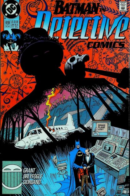 Couverture de DETECTIVE COMICS (1937) #618 - par Norm Breyfogle - lecubeacomics.com