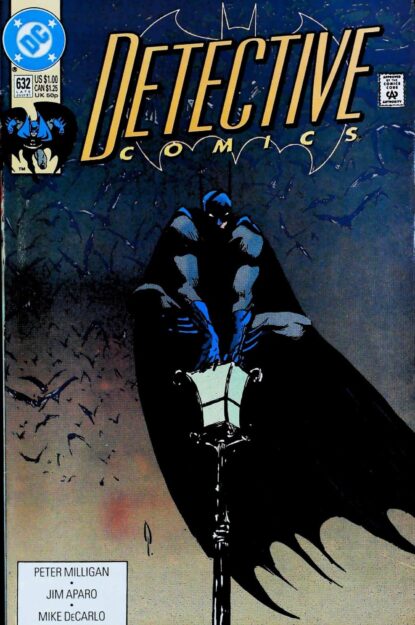 Couverture de DETECTIVE COMICS (1937) #632 - par George Pratt - lecubeacomics.com