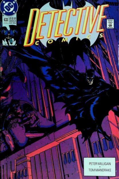 Couverture de DETECTIVE COMICS (1937) #633 - par Michael Golden - lecubeacomics.com