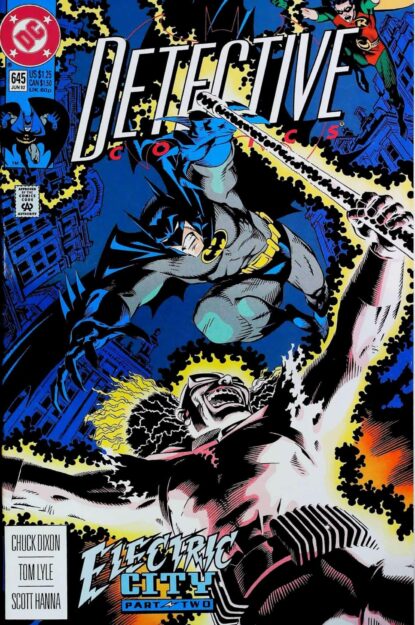 Couverture de DETECTIVE COMICS (1937) #645 - par Michael Golden - lecubeacomics.com