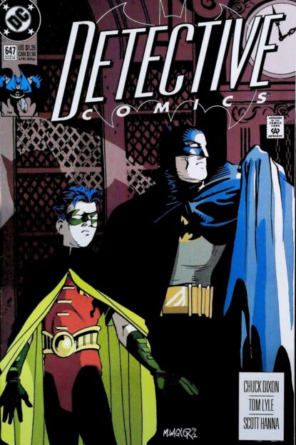 Couverture de DETECTIVE COMICS (1937) #647 - par Matt Wagner - lecubeacomics.com