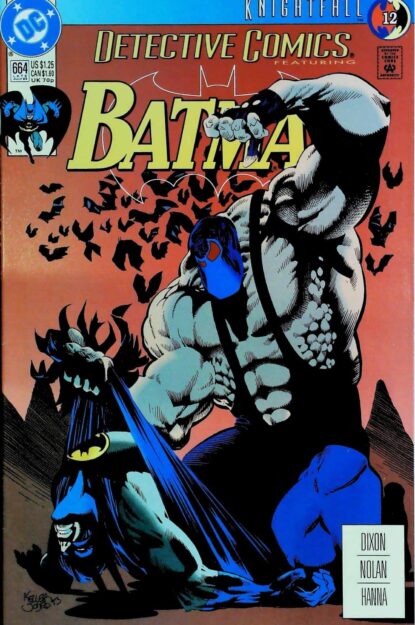Couverture de DETECTIVE COMICS (1937) #664 - par Kelley Jones - lecubeacomics.com