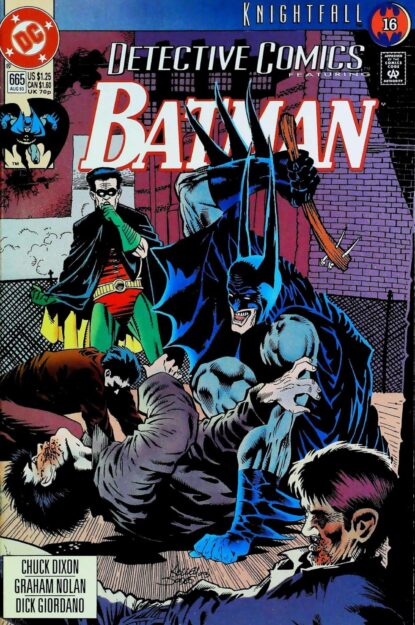 Couverture de DETECTIVE COMICS (1937) #665 - par Kelley Jones - lecubeacomics.com