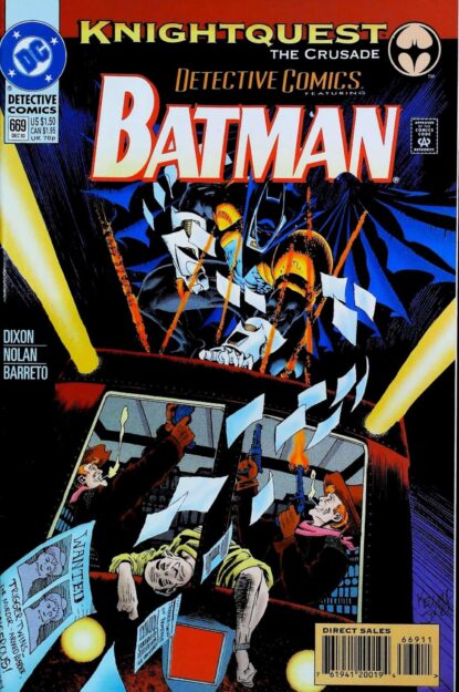 Couverture de DETECTIVE COMICS (1937) #669 - par Kelley Jones - lecubeacomics.com