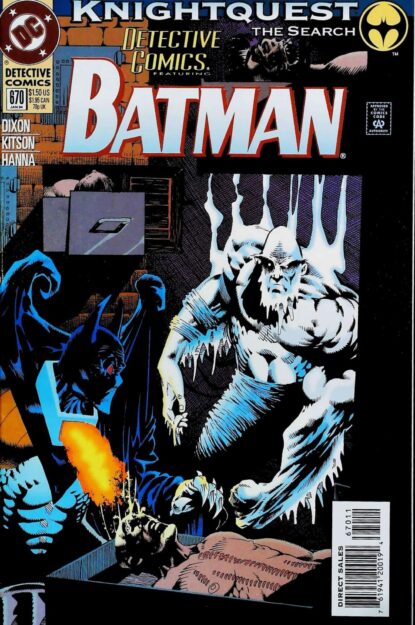 Couverture de DETECTIVE COMICS (1937) #670 - par Kelley Jones - lecubeacomics.com