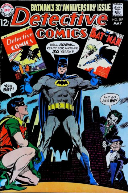 Couverture de DETECTIVE COMICS (1937) #387 - par Irv Novick - lecubeacomics.com