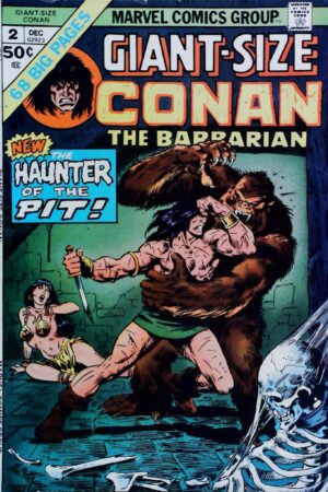 Couverture de GIANT-SIZE CONAN (1974) #2 - par John Buscema - lecubeacomics.com