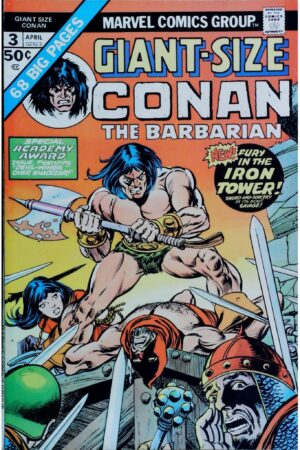 Couverture de GIANT-SIZE CONAN (1974) #3 - par Gil Kane - lecubeacomics.com