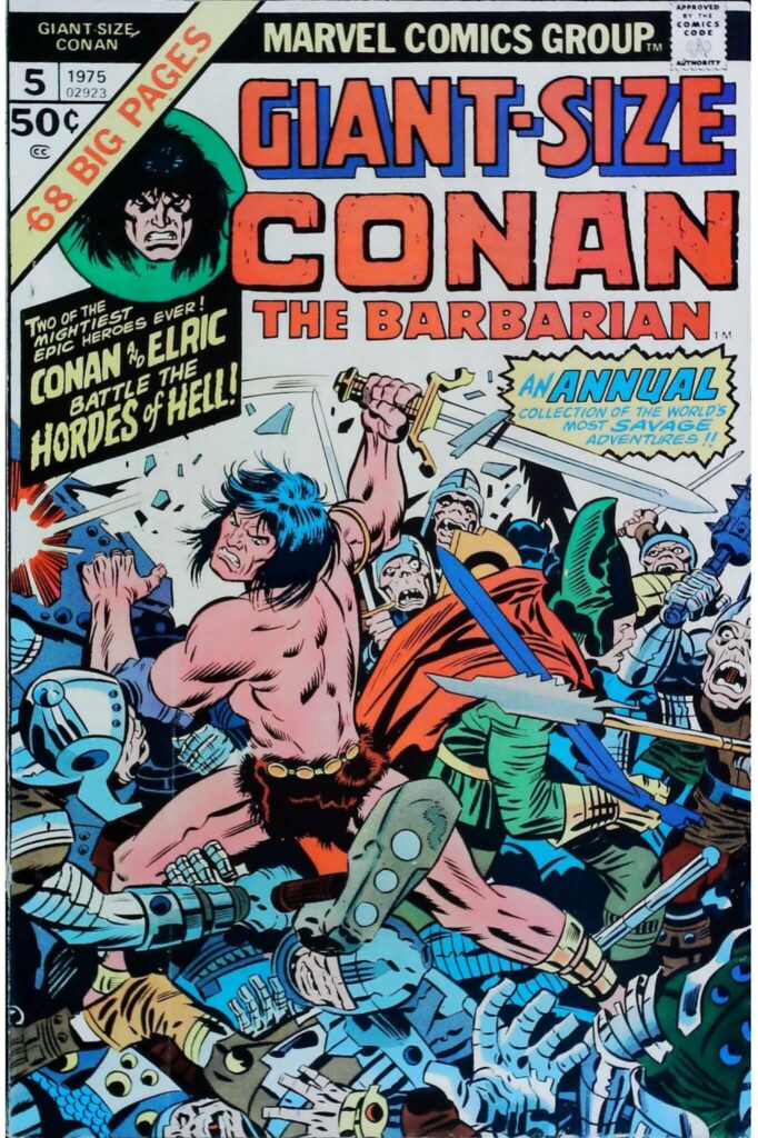 Giant-Size Conan #5, exemplaire FN/VF 7.0, recto