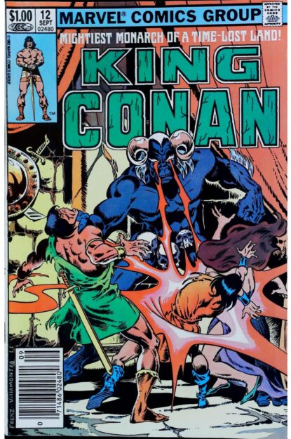Couverture de KING CONAN (1980) #12 - par Ron Frenz - lecubeacomics.com