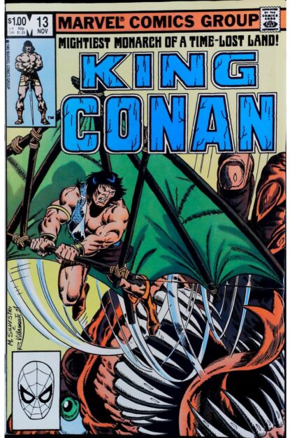 Couverture de KING CONAN (1980) #13 - par Marc Silvestri - lecubeacomics.com