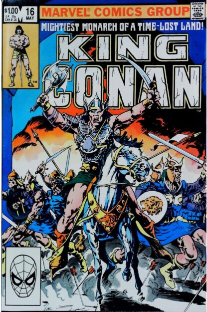 Couverture de KING CONAN (1980) #16 - par Marc Silvestri - lecubeacomics.com
