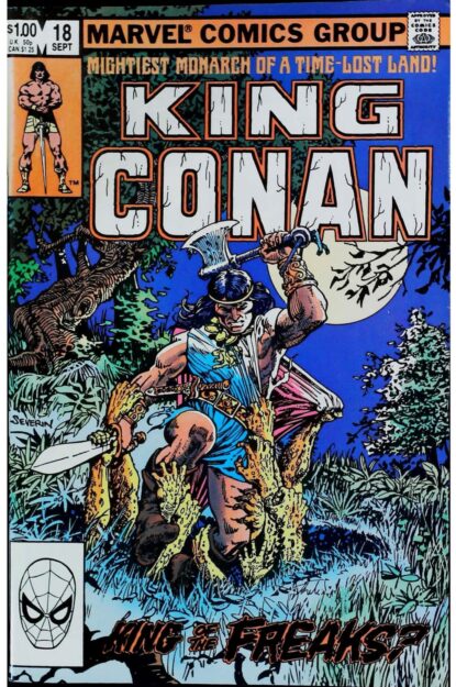 Couverture de KING CONAN (1980) #18 - par John Severin - lecubeacomics.com