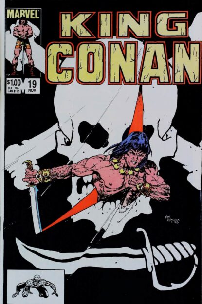 Couverture de KING CONAN (1980) #19 - par Mike Kaluta - lecubeacomics.com
