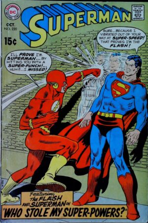 Couverture de SUPERMAN (1939) #220 - par Curt Swan - lecubeacomics.com