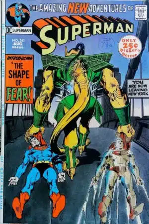 Couverture de SUPERMAN (1939) #241 - par Neal Adams - lecubeacomics.com