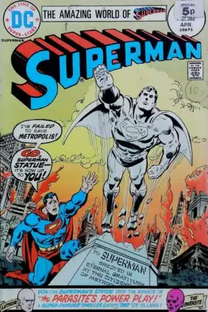 Couverture de SUPERMAN (1939) #286 - par Bob Oksner - lecubeacomics.com