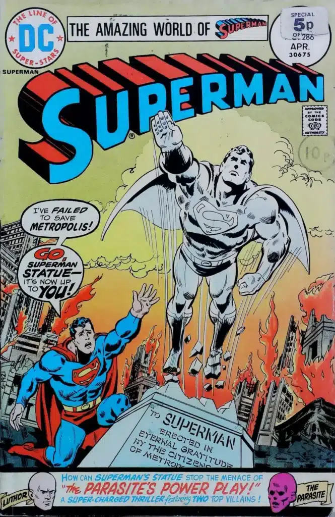 Superman #286, vue de l'exemplaire