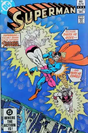Couverture de SUPERMAN (1939) #378 - par Rich Buckler - lecubeacomics.com