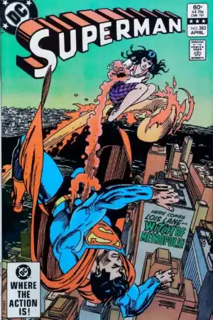 Couverture de SUPERMAN (1939) #382 - par Gil Kane - lecubeacomics.com