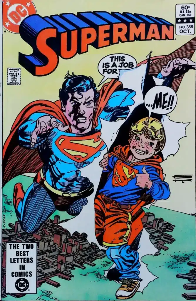 Superman #388, vue de l'exemplaire