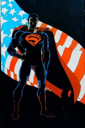 Couverture de SUPERMAN (1939) #400 - par Howard Chaykin - lecubeacomics.com