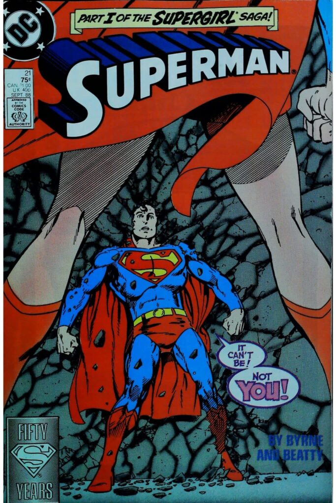 Superman #21, vue de l'exemplaire
