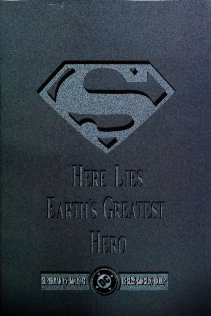Superman #75 - Black Memorial, vue de l'exemplaire