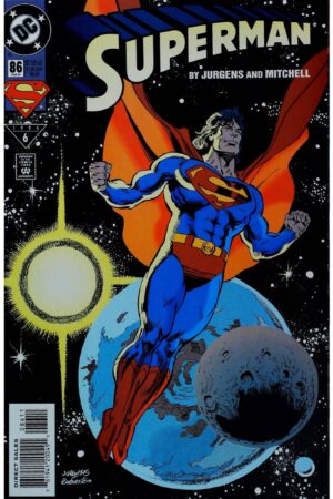 Couverture de SUPERMAN (1987) #86 - par Dan Jurgens - lecubeacomics.com
