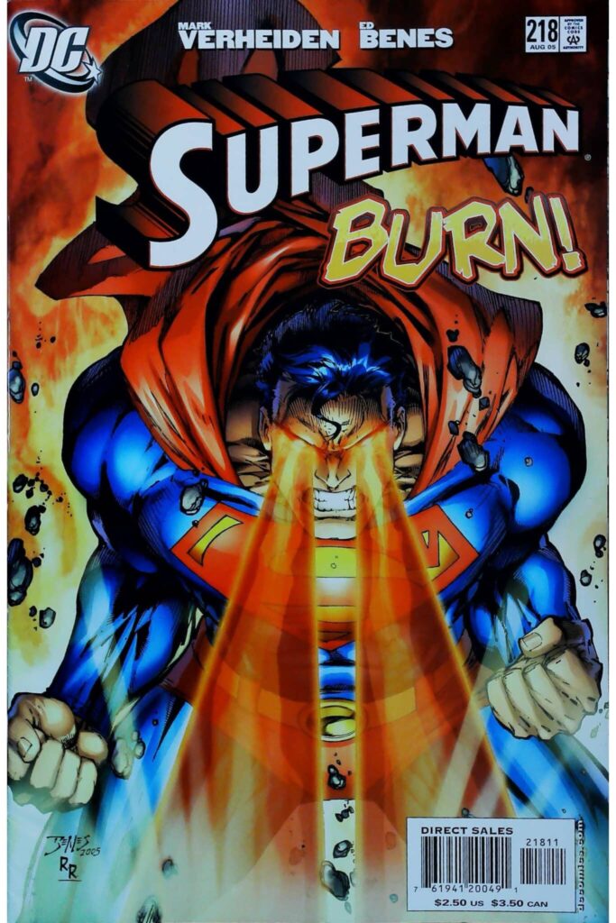Superman #218, vue de l'exemplaire