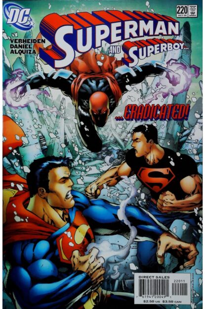 Couverture de SUPERMAN (1987) #220 - par Ed Benes - lecubeacomics.com