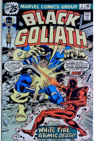 Couverture de BLACK GOLIATH (1976) #2 - par Rich Buckler - lecubeacomics.com