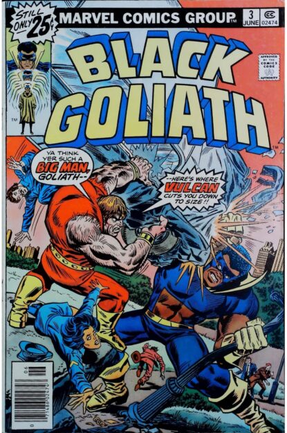 Couverture de BLACK GOLIATH (1976) #3 - par Larry Lieber - lecubeacomics.com