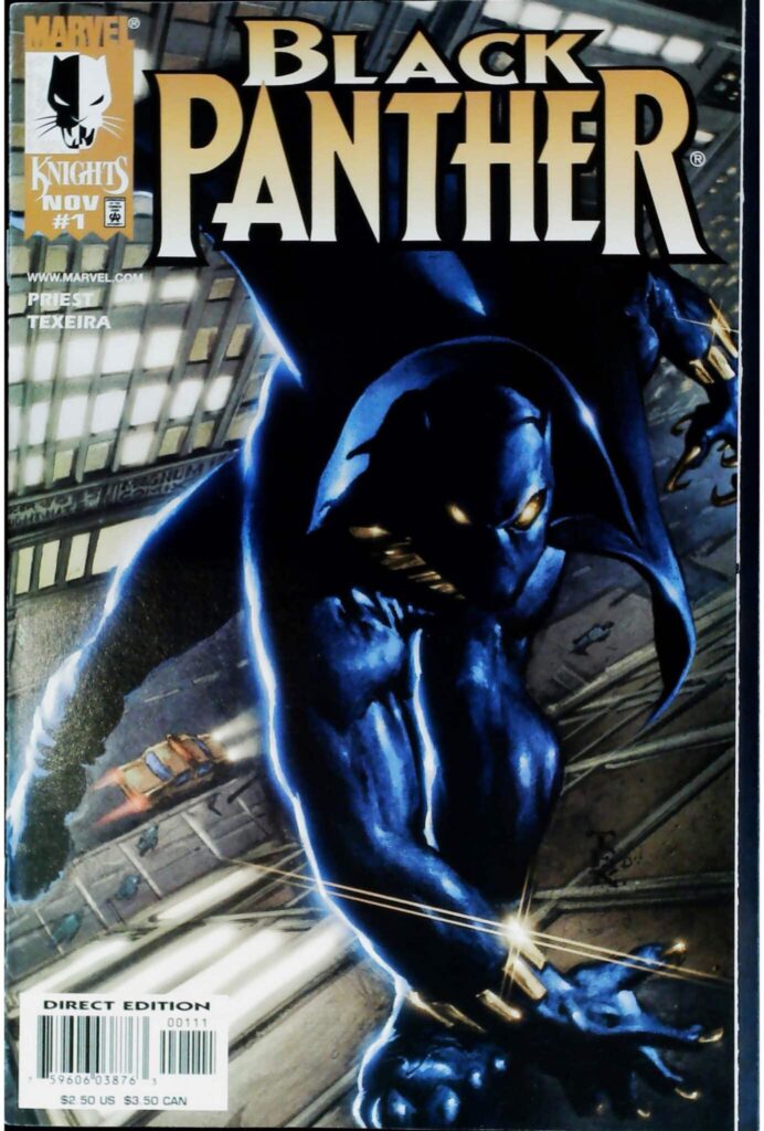 Black Panther #1, vue de l'exemplaire