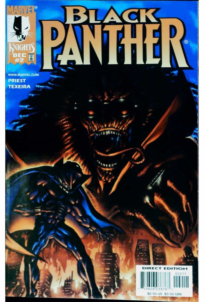 Black Panther #2, vue de l'exemplaire
