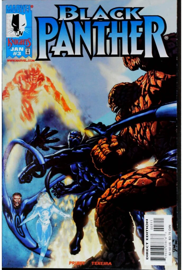 Black Panther #3, vue de l'exemplaire