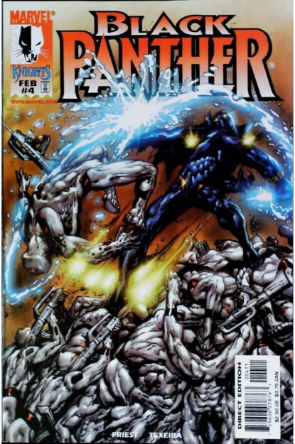 Couverture de BLACK PANTHER (1998) #4 - par Mark Texeira - lecubeacomics.com