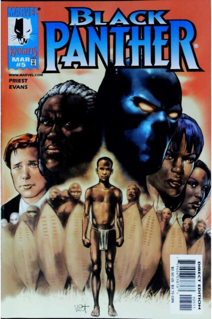 Couverture de BLACK PANTHER (1998) #5 - par Vincent Evans - lecubeacomics.com