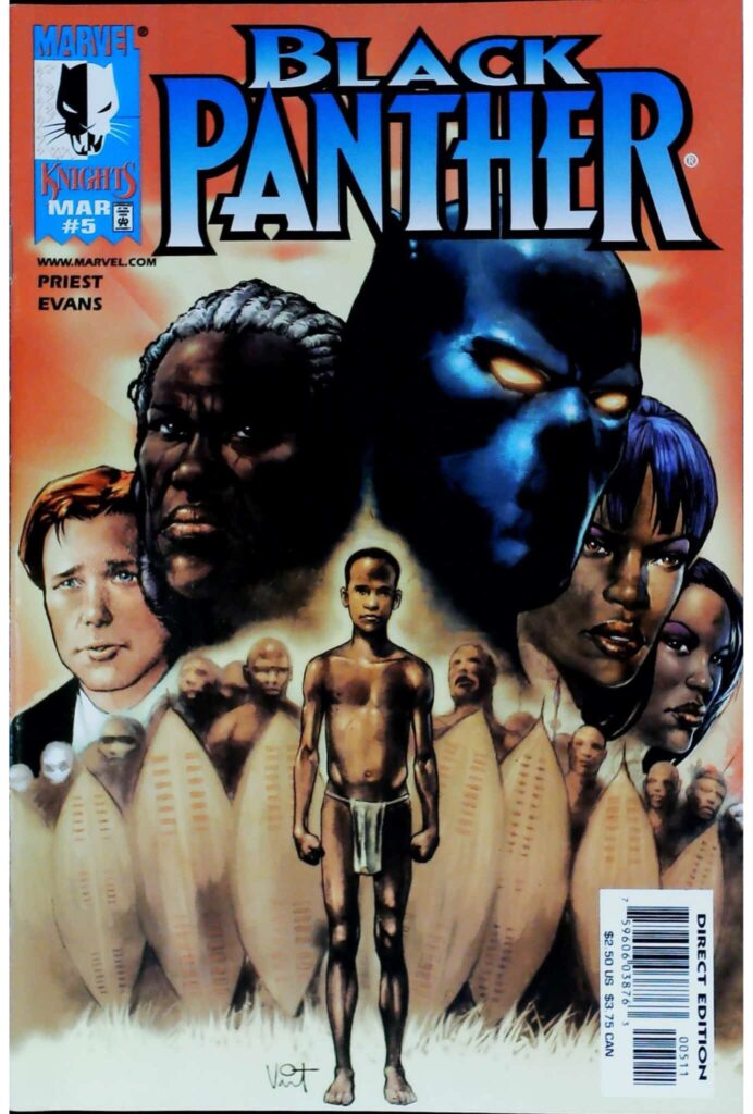 Black Panther #5, vue de l'exemplaire