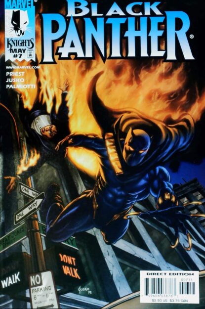 Couverture de BLACK PANTHER (1998) #7 - par Joe Jusko - lecubeacomics.com
