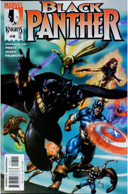 Couverture de BLACK PANTHER (1998) #8 - par Joe Jusko - lecubeacomics.com