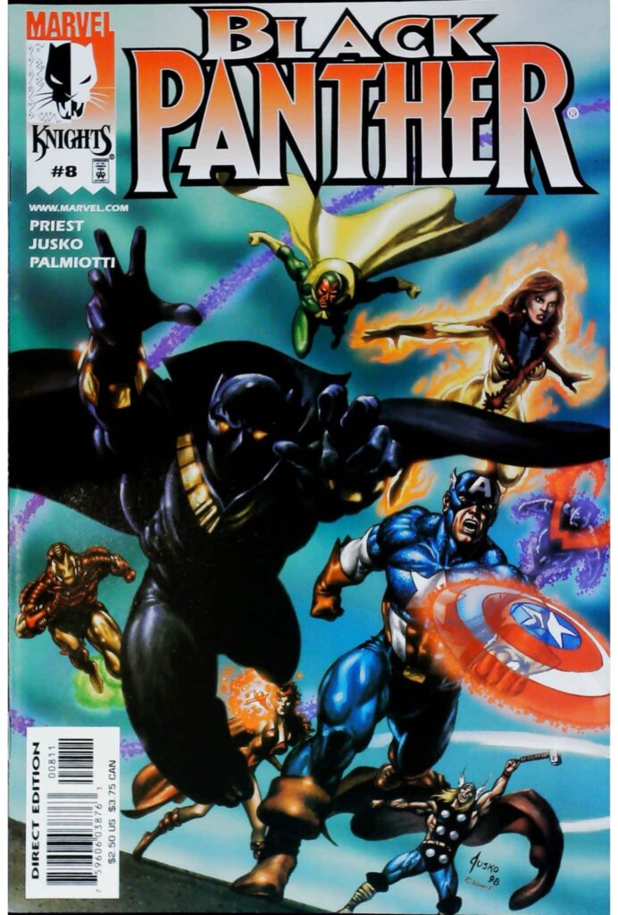 Black Panther #8, vue de l'exemplaire