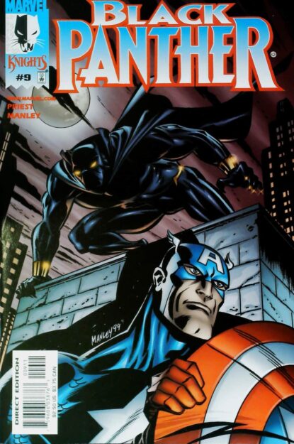 Couverture de BLACK PANTHER (1998) #9 - par Mike Manley - lecubeacomics.com