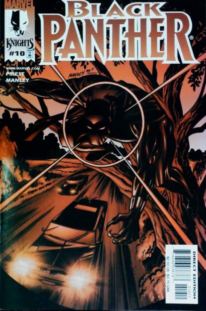 Couverture de BLACK PANTHER (1998) #10 - par Mike Manley - lecubeacomics.com