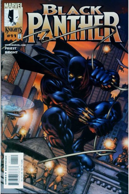 Couverture de BLACK PANTHER (1998) #11 - par Mark Bright - lecubeacomics.com