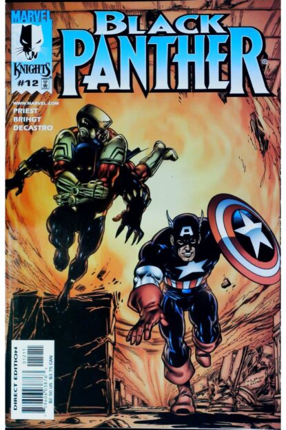 Couverture de BLACK PANTHER (1998) #12 - par Mark Bright - lecubeacomics.com