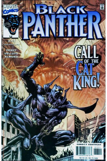 Couverture de BLACK PANTHER (1998) #13 - par Sal Velluto - lecubeacomics.com